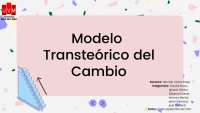 Modelo transteórico del cambio para la practica de terapia ocupacional