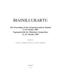 BIAINILI-URARTU