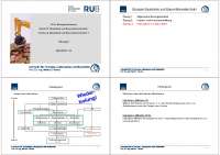 Übungen Baubetrieb und Bauverfahrenstechnik I