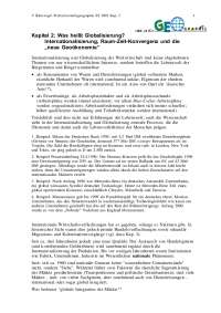 Was heißt Globalisierung? Internationalisierung, Raum-Zeit ...