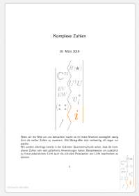 Komplexe Zahlen