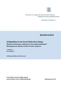 Erfolgsfaktoren im Social Media Recruiting