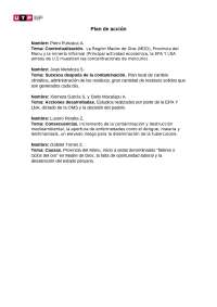 Impacto de la minería informal en la Región Madre de Dios