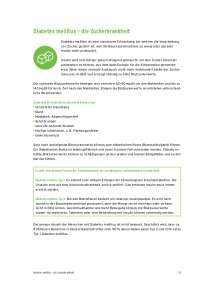 Diabetes mellitus – die Zuckerkrankheit