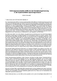 Dehnungsmessstreifen (DMS) für die Feindehnungsmessung ...