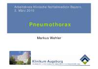Pneumothorax
