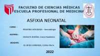 ASFIXIA NEONATAL - SERVICIO DE NEONATOLOGIA