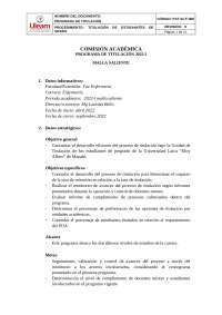 Programa de Titulación de Estudiantes de Grado