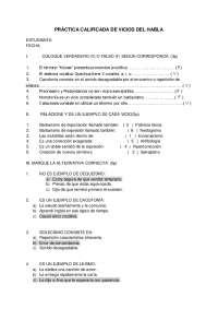PRACTICA CALIFICADA DE LOS VICIOS DEL HABLA