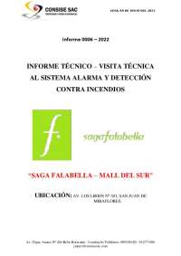 trabajo de investigacion de saga falabella