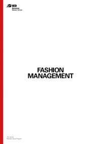 IED Master in Fashion Management: Preparing Fashion Professionals for Business Leadership