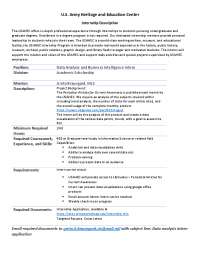 USAHEC Data Analysis and Business Intelligence Internship