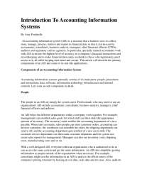 Understanding the Structure and Components of Accounting Information Systems