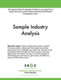 Sample Industry Analysis