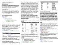 C# Basics Cheat Sheet (1 of 4) | Slides Object Oriented Programming ...