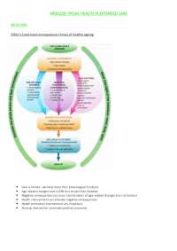 Miller's Functional Consequences Theory of Health Aging