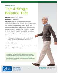 The 4-Stage Balance Test