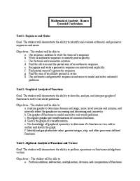 Mathematical Analysis - Honors | Study notes Mathematical Analysis ...