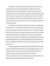 Robert Frost's Use of Personification, Imagery, and Symbolism in 'Out, Out--'