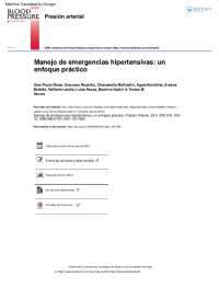 Manejo de la Hipertensión Arterial Aguda: Guía para Profesionales de la Salud