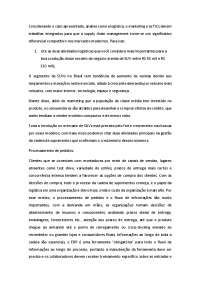 Considerando o caso apresentado, analise como a logística, o marketing e as TICs devem tra