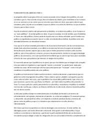 Fundamentos del Derecho: Foro 1 - ¿Se puede vivir al margen de la política?