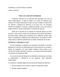 Perfil del Asistente Veterinario: Funciones, Destrezas y Tareas
