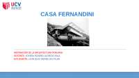 Analisis Casa Fernandini