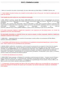 cidadania e poder usando etica