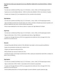 Construção - descrição de serviços na construção civil detalhadamente