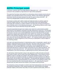 AEPA Principal exam Questions and ANSWERS 2022 - Docsity
