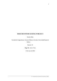 Las Relaciones Internacionales de Derecho Público: Orígenes y Teorías