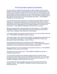 ATLS Examination Questions And Answers (Latest Question Bank 2026/2027)