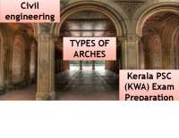 Types of Arches in Civil Engineering