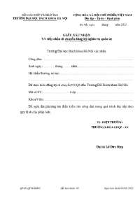 Bach Khoa HN cho sinh vien nam nhat