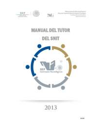 Manual del tutor del SNIT del sistema tecnológico