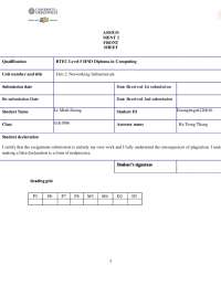Networking assignment 2 | Essays (university) Computer Systems ...