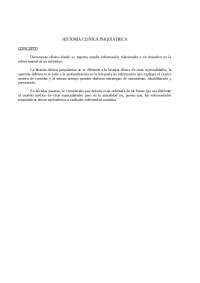 Guía para la Elaboración de Historias Clínicas Psiquiátricas