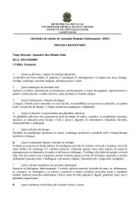 Sistema Digestório: Anatomia e Fisiologia