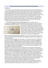 Teorie Economiche: Da Smith a H-O - Un'analisi dei Modelli di Sviluppo - Prof. Masini
