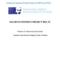 Macroeconomic Indicators of Czech Republic and Portugal