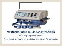 Manual de operación de Savina: parámetros de ventilación