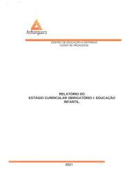 Estágio educação infantil