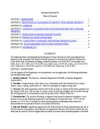Arkansas Health Regulations for Frozen Dessert Production