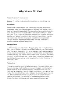Entertainment Speech Sample | PDF