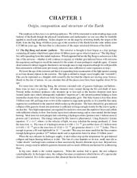 Origin, Composition, and Structure of the Earth: A Geophysical Perspective