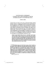 Richard Hooker's Neoplatonic Structure: Eternal Law & Manifestation in Various Forms