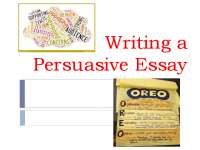 Writing a Persuasive Essay: A Comprehensive Guide
