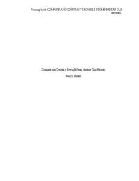 COMPARE AND CONTRAST BEOWULF FROM MODERN ...