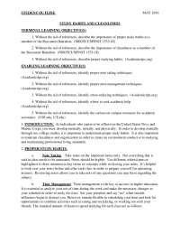Study Habits and Cleanliness: Importance and Techniques for Navy and Marine Corps Students